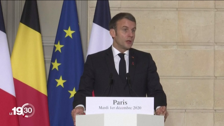 Emmanuel Macron, lors du point presse a annoncé que des mesures seront prises pour dissuader les Français d'aller skier en Suisse notamment - DR