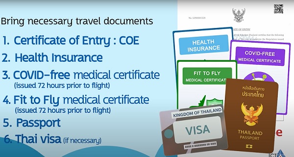 L'entrée en Thaïlande peut s'effectuer sans visa mais pas sans formalités avant départ (illustration: MFA Thailand)