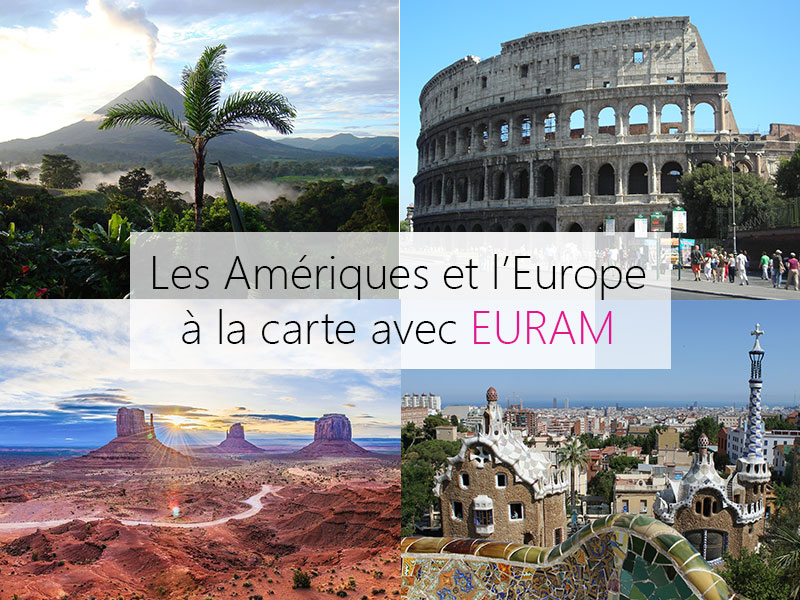 Les Amériques et l'Europe à la carte - Photos : Audrey Labarthe et Pixabay