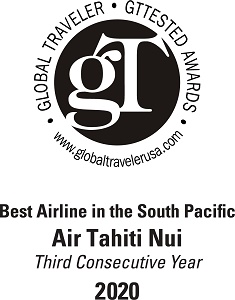 Air Tahiti Nui élue "Meilleure compagnie aérienne du Pacifique Sud" Air Tahiti Nui élue "Meilleure compagnie aérienne du Pacifique Sud"