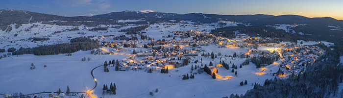 © S. Godin / Les Rousses by Night © S. Godin / Les Rousses by Night