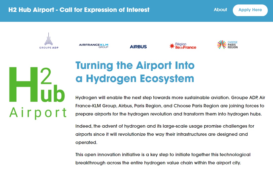 Les candidatures seront ouvertes du 11 février au 19 mars 2021, via le site h2hubairport.com - DR Les candidatures seront ouvertes du 11 février au 19 mars 2021, via le site h2hubairport.com - DR