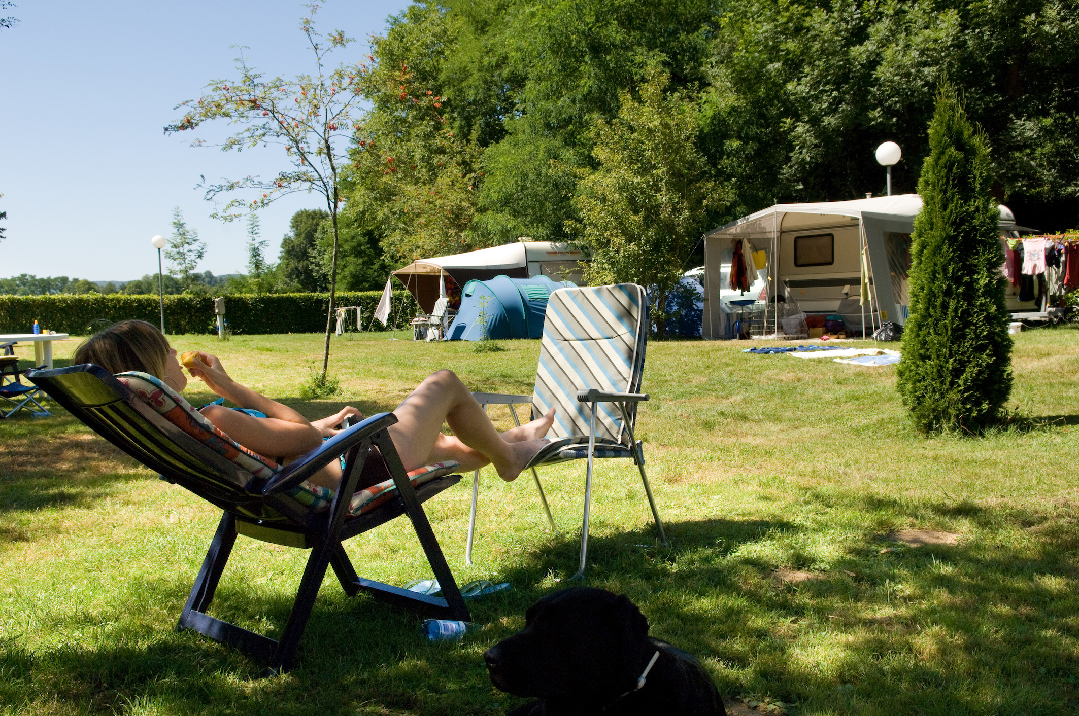 Les Français aiment le camping, surtout quand il est en bord de mer...