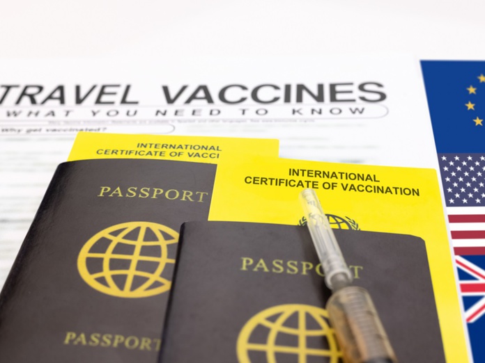 Les députés européens souhaitent un certificat de vaccination commun, qui pourrait devenir l’alternative aux tests PCR et aux exigences de quarantaine - DR : Depositphotos @toa55