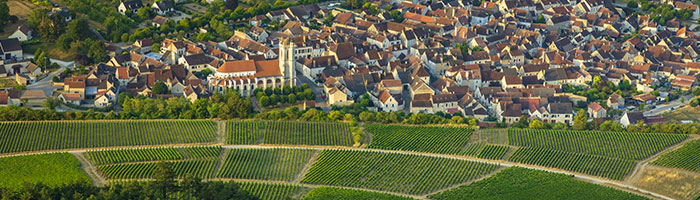 © BIVB Aurélien Ibanez / Le village d’Irancy et son vignoble