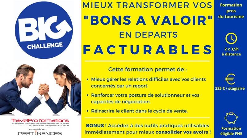 Transformer les avoirs en voyages ? "Ce sera compliqué pour la distribution..."