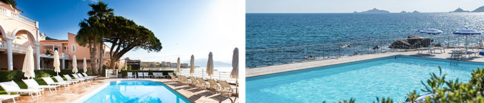 © Hôtel les Mouettes - Ajaccio / © Piscine de l'hôtel Cala di Sole - Ajaccio