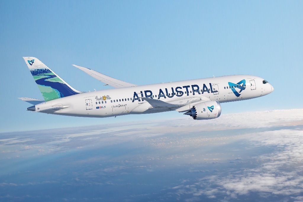 Deux rotations sont ainsi programmées chaque semaine entre le 17 juin 2021 et le 12 septembre 2021.- Photo Air Austral Deux rotations sont ainsi programmées chaque semaine entre le 17 juin 2021 et le 12 septembre 2021.- Photo Air Austral