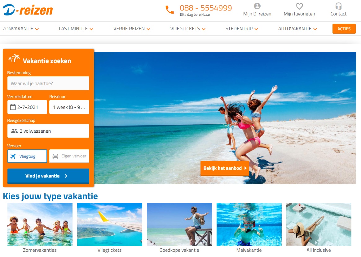 D-reizen compte 1150 employés et 285 agences de voyages - DR