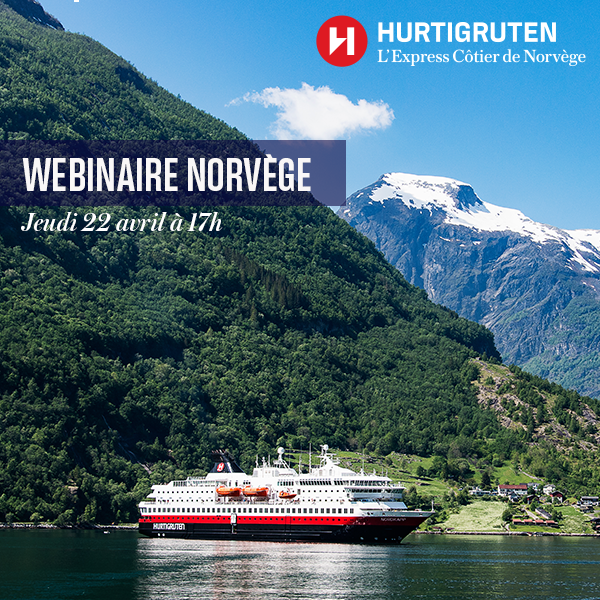 Hurtigruten : webinaire sur la ligne de l'Express Côtier le 22 avril 2021