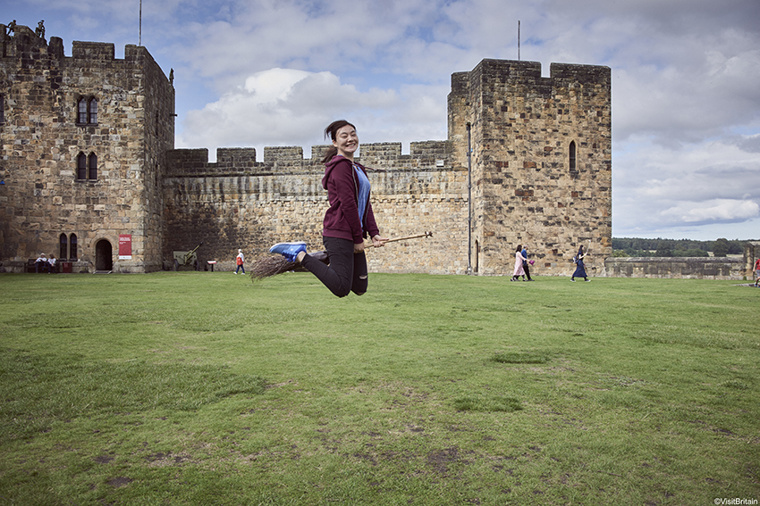 Cours de Quidditch au château d'Alnwick ©VisitBritain Cours de Quidditch au château d'Alnwick ©VisitBritain