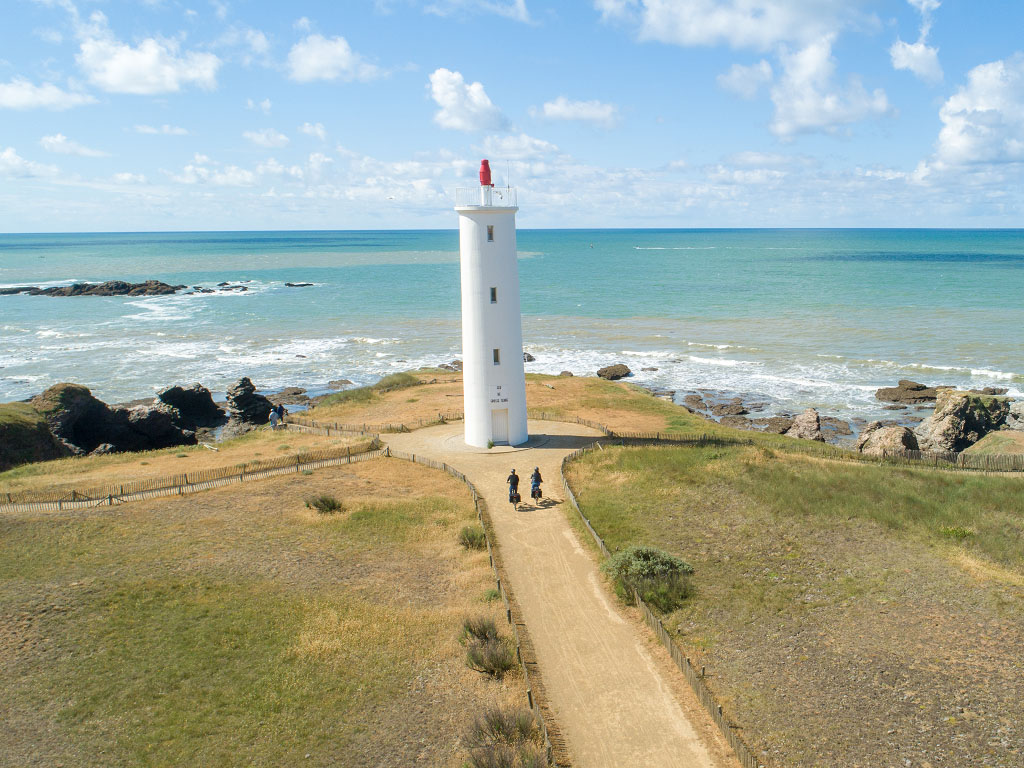 Feu de Grosse Terre, en Vendée. Crédit La Vélodyssée - Drone Win Air-Aurélie Stapf