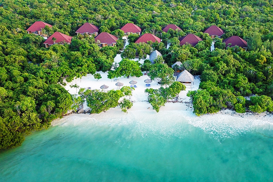 Vue du Ôclub Zen Pearl Beach and spa 4*à Zanzibar - ÔClub