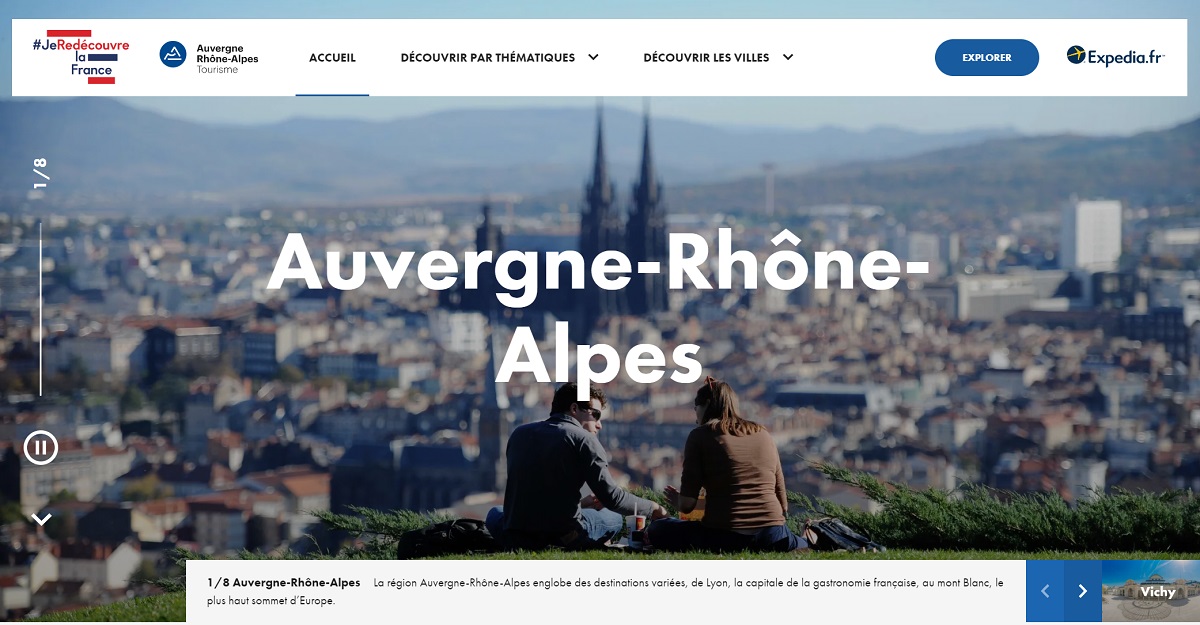 Auvergne-Rhône-Alpes Tourisme lance une campagne digitale inédite avec Expedia et 7 villes de la région Auvergne-Rhône-Alpes Tourisme lance une campagne digitale inédite avec Expedia et 7 villes de la région