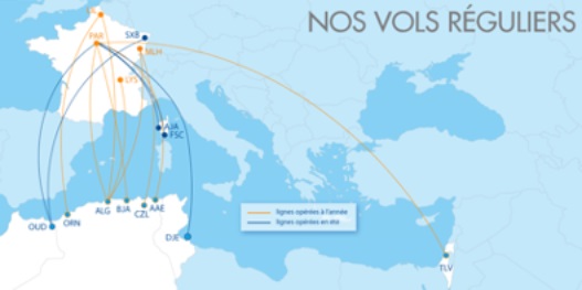 Le réseau ASL s'enrichit avec des vols vers la Tunisie : Paris-CDG - Djerba - DR