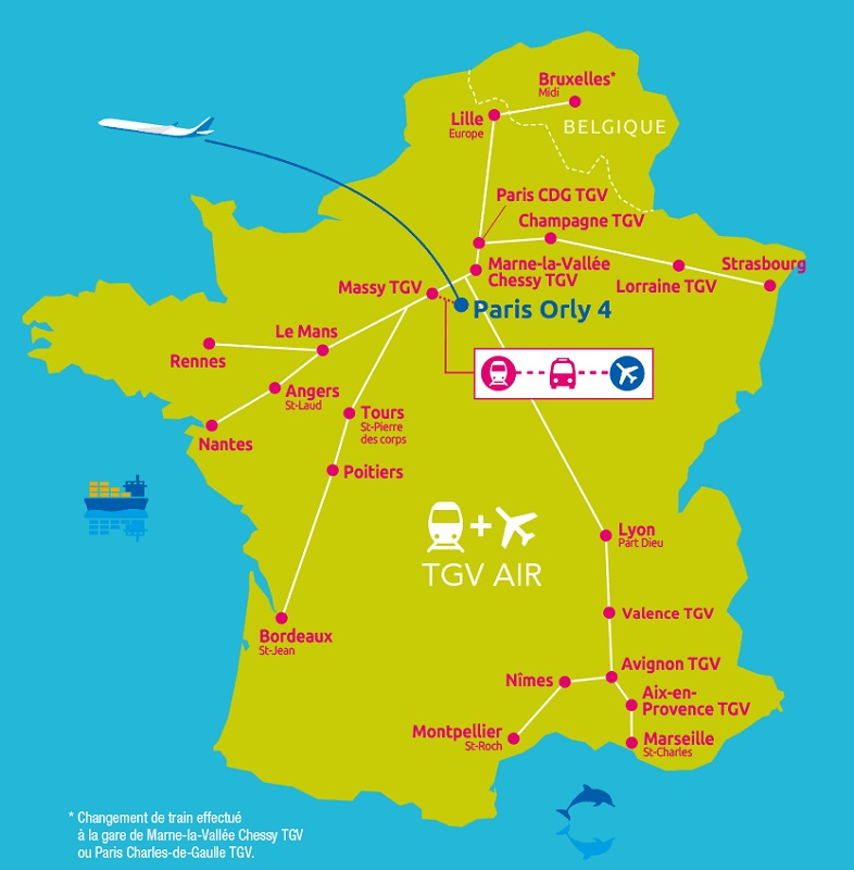 Air France et SNCF ajoutent 7 liaisons "Train + Air" - DR : Air Caraïbes