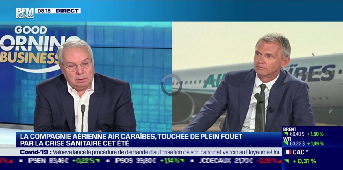 Marc Rochet s'attendait à un été "moyen plus" dans les Antilles ce ne sera pas le cas a t-il déclaré à BFM Business  - DR