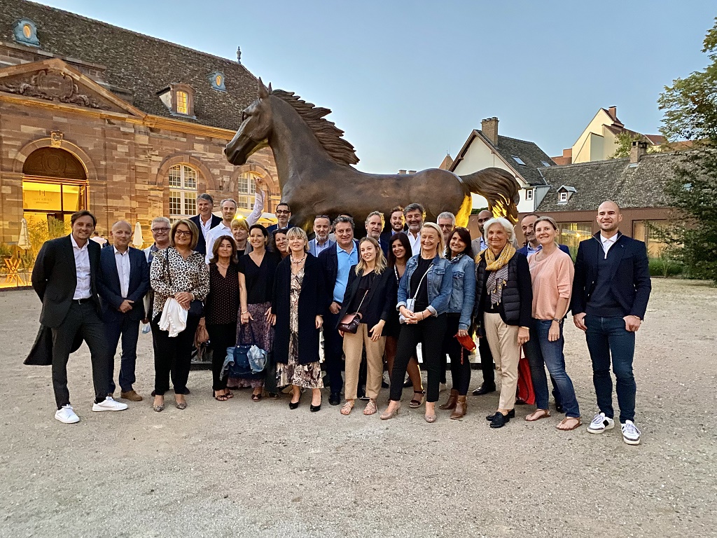 Les participants du 17ème Voyage des Patrons et des Dirigeants du Tourisme en Alsace - DR