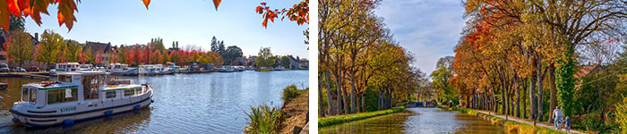 Canal du centre / Canal de Bourgogne © Alain Doire - BFC Tourisme