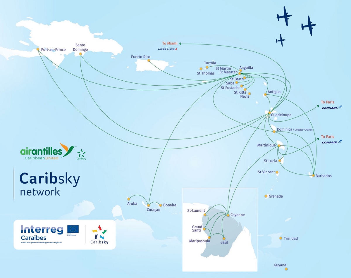 Après Sainte-Lucie, la Barbade et la Dominique, c’est Antigua qui devient désormais accessible au départ de Paris - DR : Air Antilles