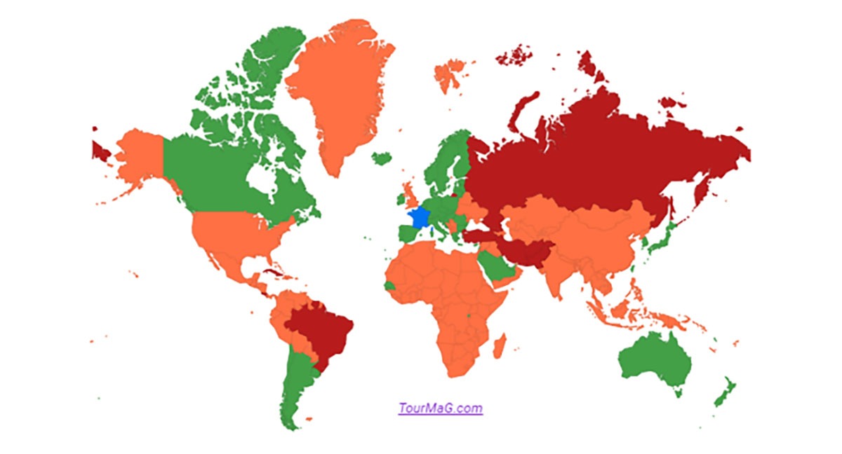 Les Maldives et les Seychelles passent sur la liste orange, et l'Argentine passe en vert - Photo TourMaG