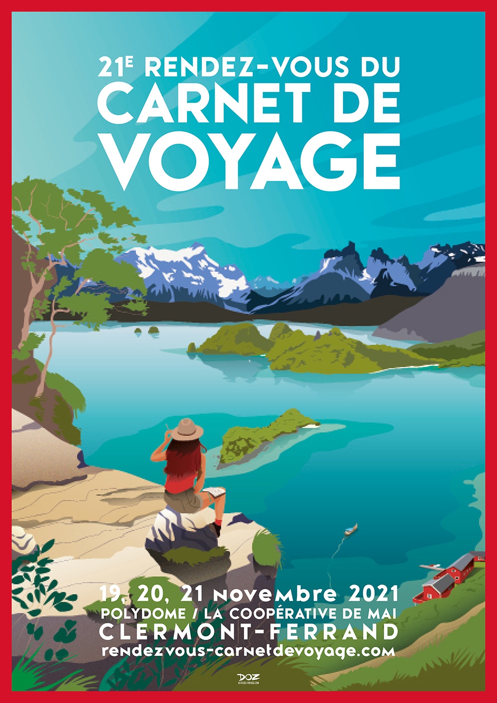 Le Rendez-vous du Carnet de Voyage a dévoilé son affiche 2022