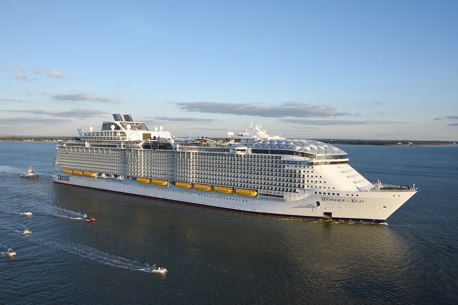 Le Wonder of the seas fera escale à Marseille le 9 novembre 2021 - Compte Twitter Royal Carribean