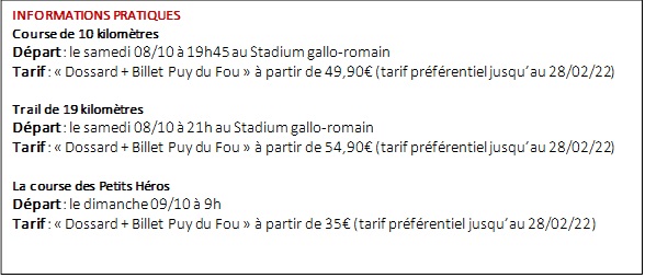 Le Puy du Fou lance sa 3ème édition de "La Foulée des Géants"