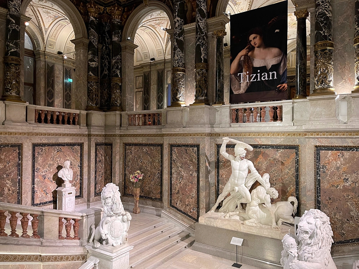 Le splendide Musée national de Vienne, l'un des plus grands et des plus beaux au monde /crédit JDL