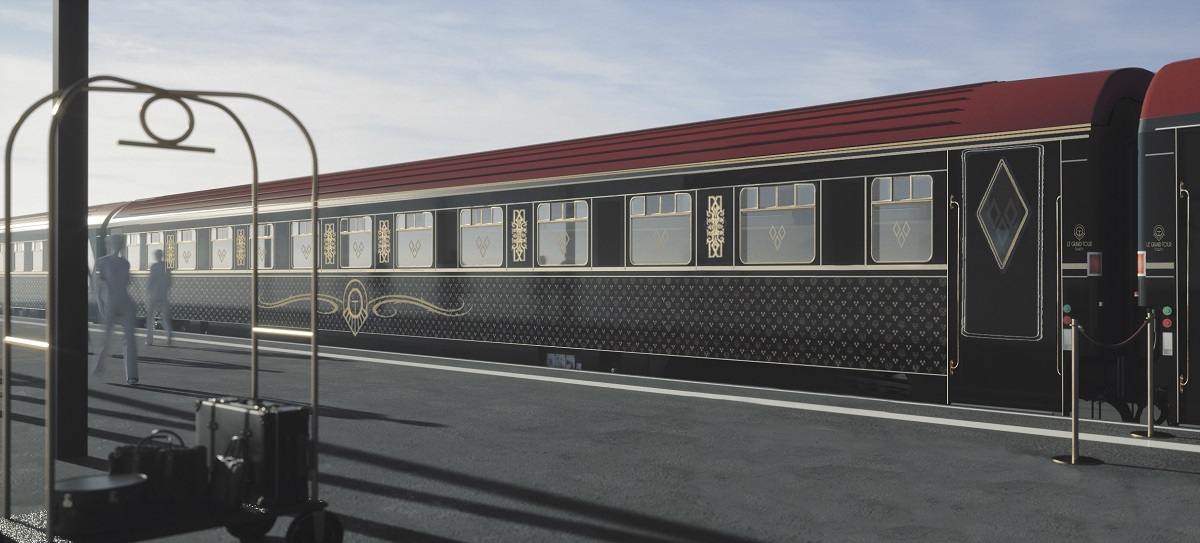 Le train du Puy du Fou dans le style Belle Epoque - DR