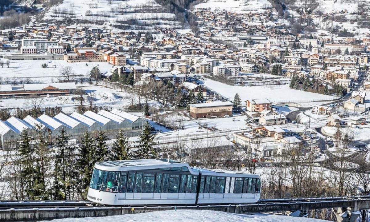 La commune de Bourg Saint Maurice - Les Arcs fa rouvrir le funiculaire dès le 11 décembre pour la saison de ski - Photo DR