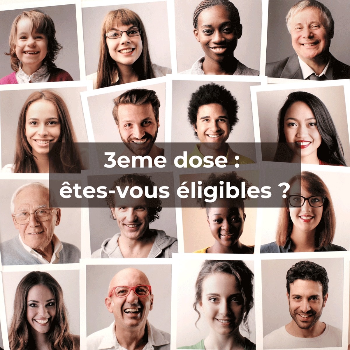 La 3ème dose de rappel est ouverte à tous les adultes de plus de 18 ans à partir du 27 novembre 2021 - Photo DR