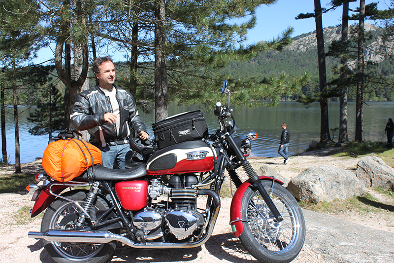 Anthony Laplagne a fondé l'agence Europe Active, spécialisée dans les voyages rando, vélo et moto, en 2006 - DR : J.B.