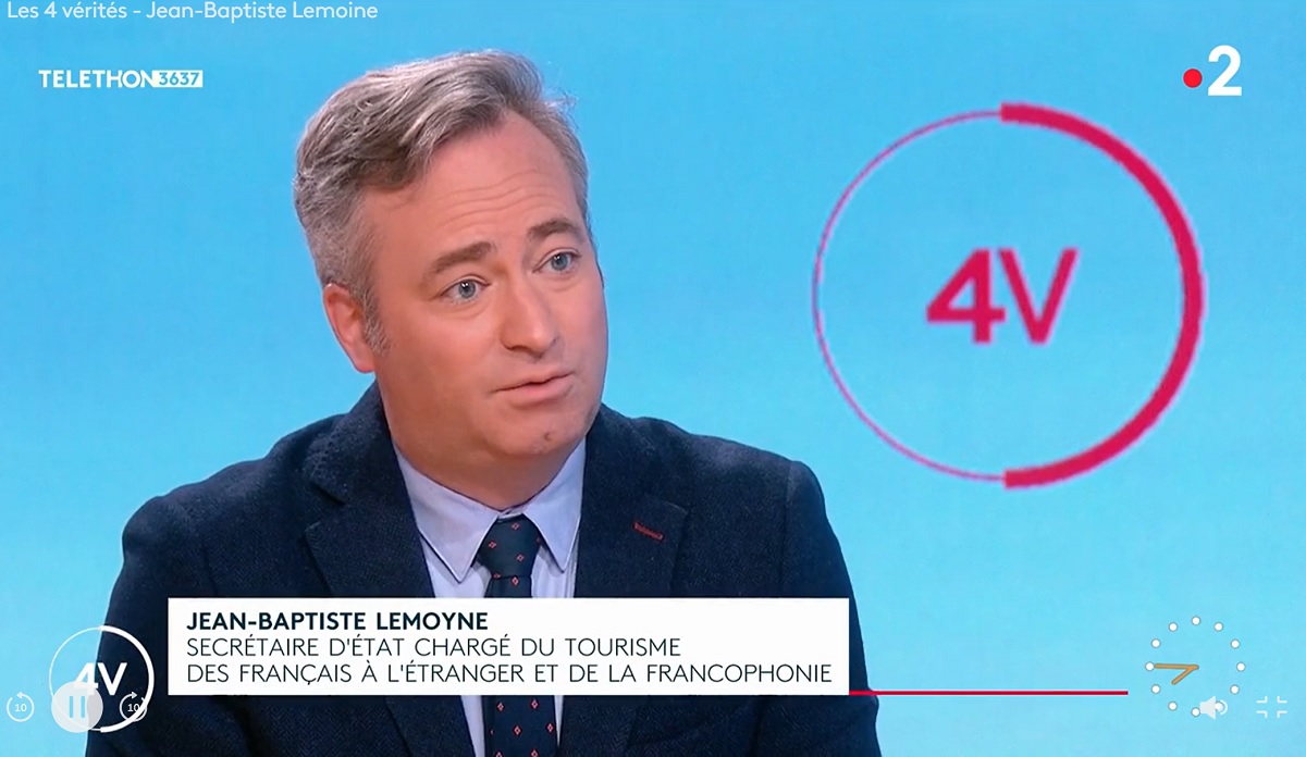 Jean-Baptiste Lemoyne : "Il y a un petit coup de frein depuis une dizaine de jours. Notamment dans le secteur de l’événementiel et le tourisme d'affaires" - DR