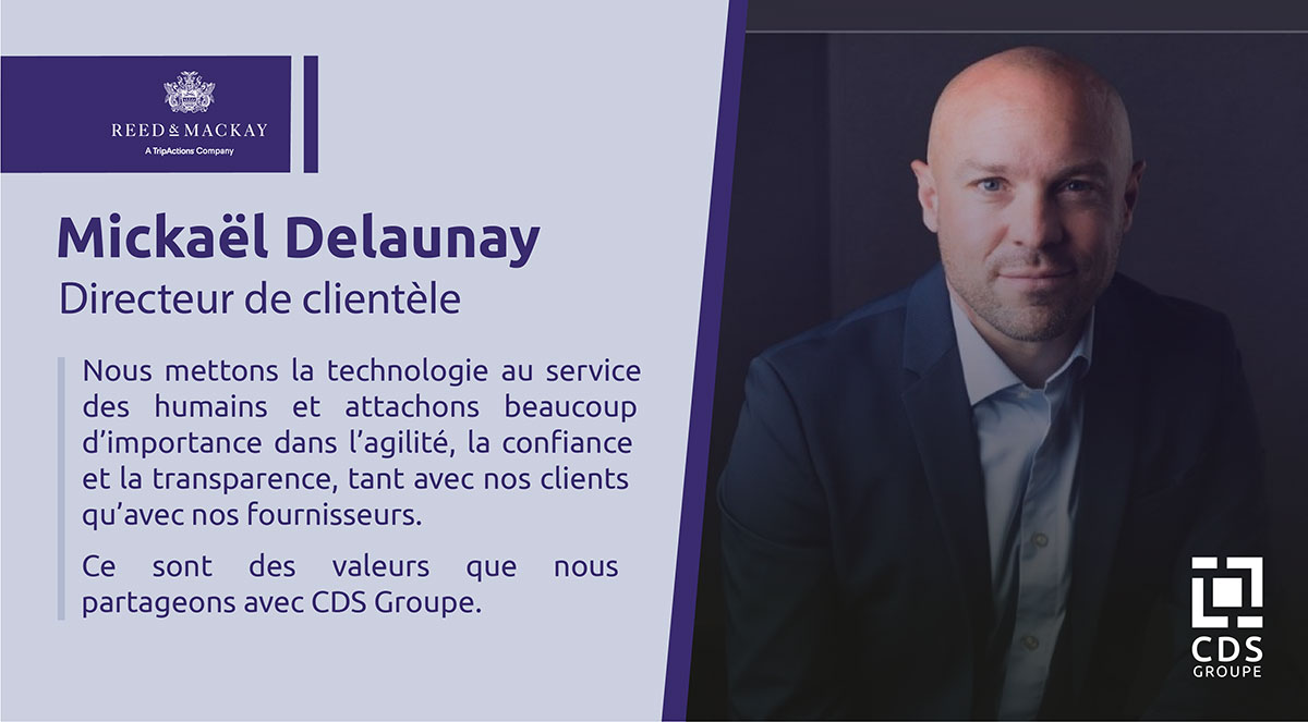 Mickaël Delaunay, Directeur de Clientèle chez Reed & Mackay France