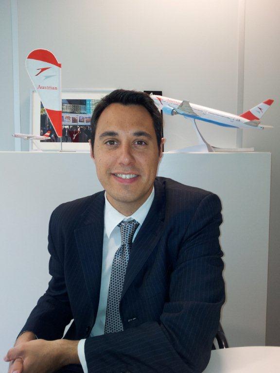 Benjamin Lanier, le directeur France d'Austrian Airlines. DR