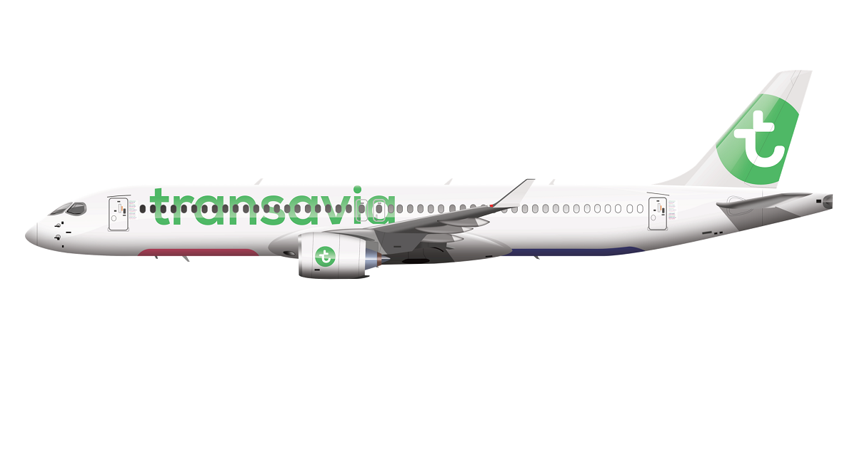 Flotte Transavia : La question qui se pose est de savoir si Air France - KLM est prête à décider « la grande bascule » : un changement de flotte de Boeing vers Airbus - IMAGE Vue réalisée par l'artiste Guilhem Renier.