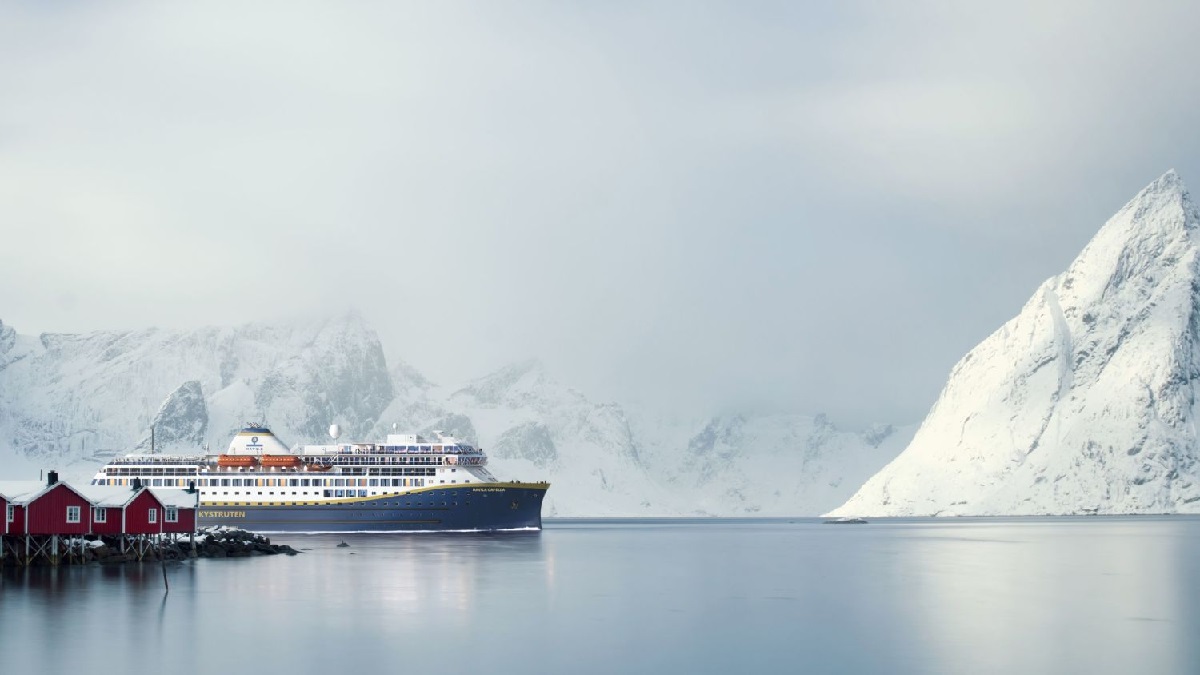 Le Havila Capella de la compagnie Havila Voyages a débuté ses opérations en Suède. Ce navire est propulsé par un système de batterie électrique et fonctionne aussi au GNL - Photo Havila