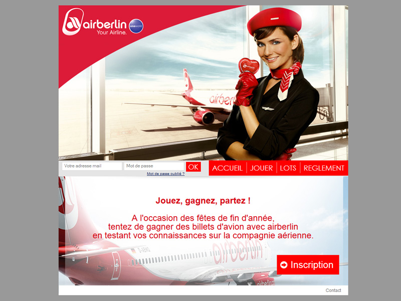 airberlin France organise un jeu concours pour les agents de voyages airberlin France organise un jeu concours pour les agents de voyages