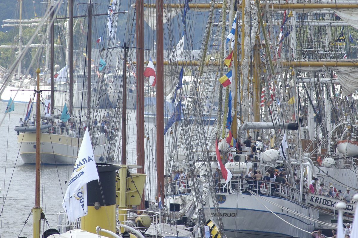 Vue de l'Armada de Rouen. La 8e édition aura lieu du 8 au 18 juin 2023 - DR