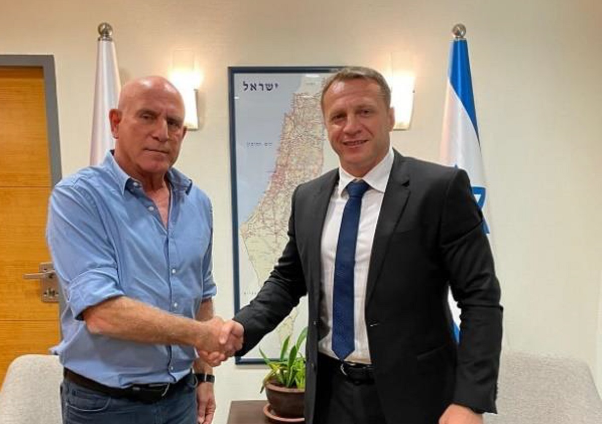 A gauche Dani Shahar le nouveau directeur général du ministère israélien du tourisme et Amir Halevi - DR Crédit : Courtesy