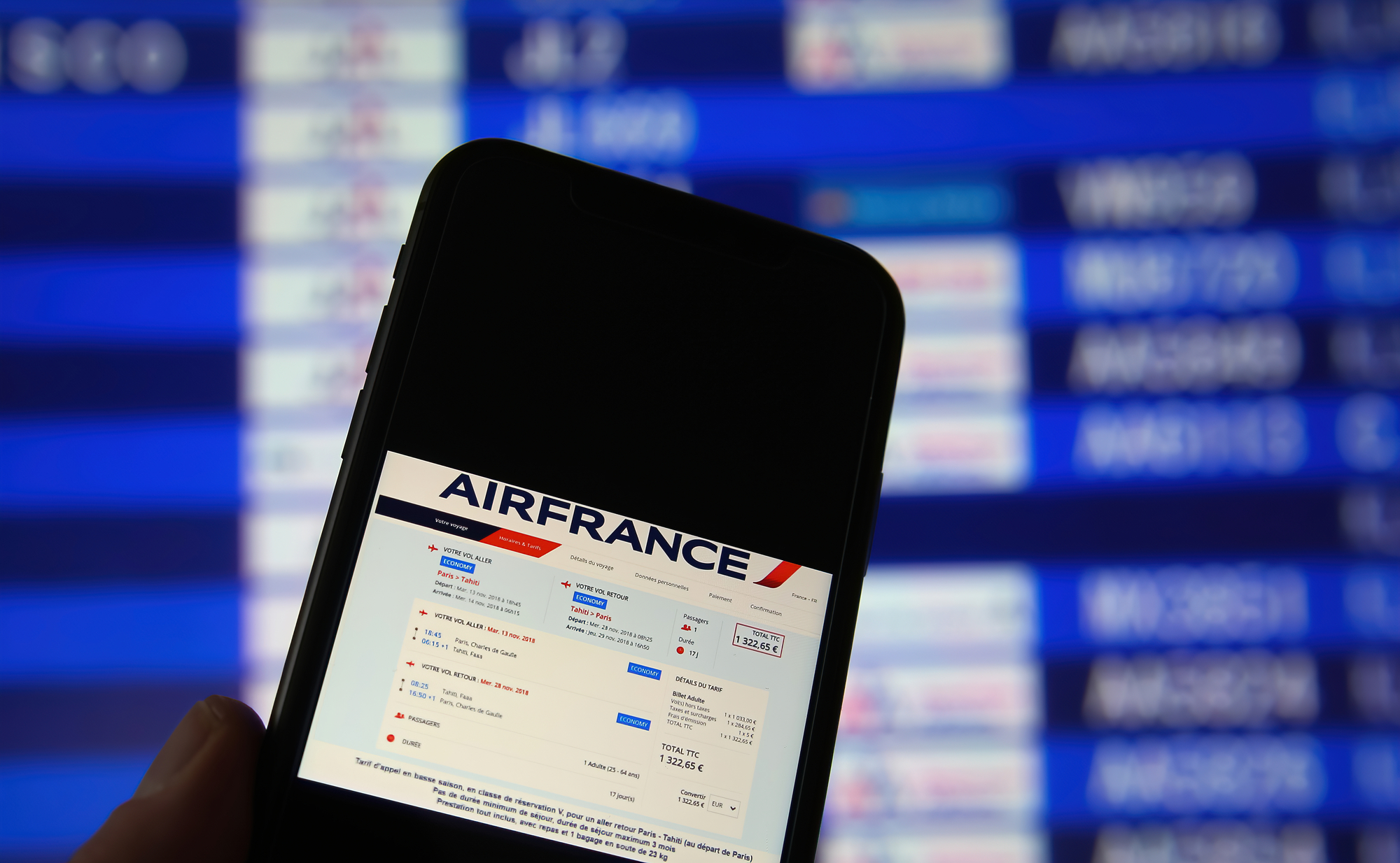 La compagnie aérienne Air France poursuit sa démarche d'automatisation et de numérisation - Crédit Depositphotos