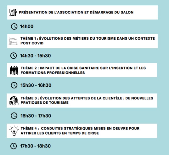 Programme su salon "Tourisme post-Covid" -DR