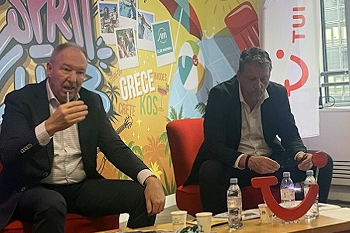C'est au sein du tout nouvel espace "TUI Sphère", adapté au télétravail avec salle de coworking, que les dirigeants de TUI France, ont présenté les nouveautés "clubs" - DR : LG