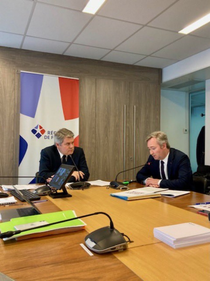 Franck Louvrier, président Commission Tourisme Régions de France, et Jean-Baptiste Lemoyne, ministre délégué en charge du Tourisme (©Régions de France)