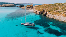 Le lagon bleu, à Comino © Malta Tourism Authority