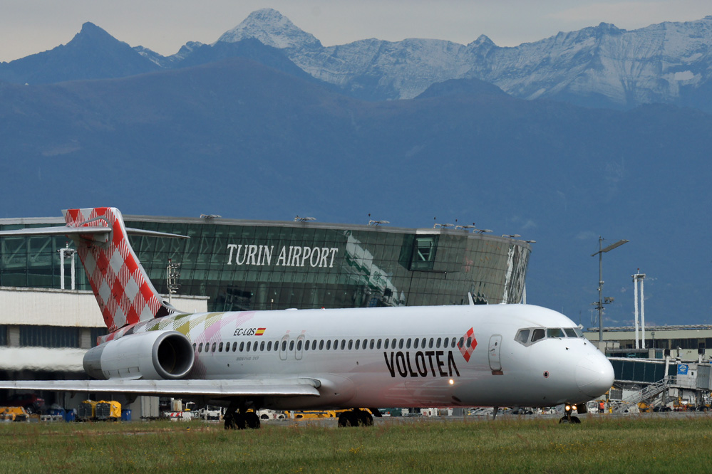 Un appareil de Volotea à l'aéroport de Turin /dr