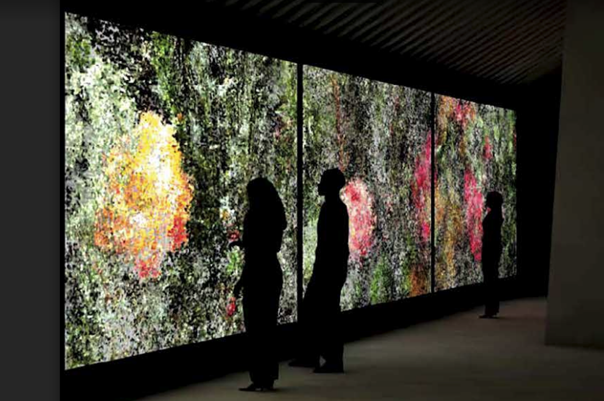 La galerie présente les oeuvres pointillistes de Davide Quayola