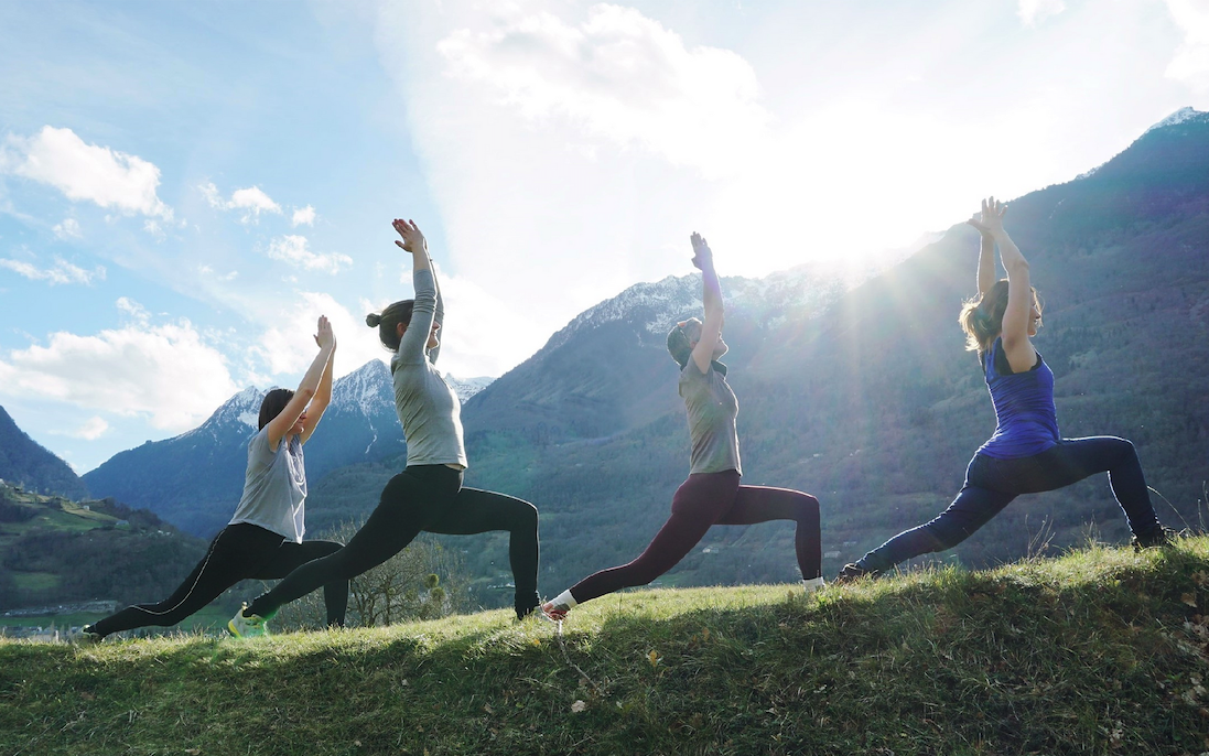 Ressourcement et yoga à la montagne (©Delphine vous emmène)