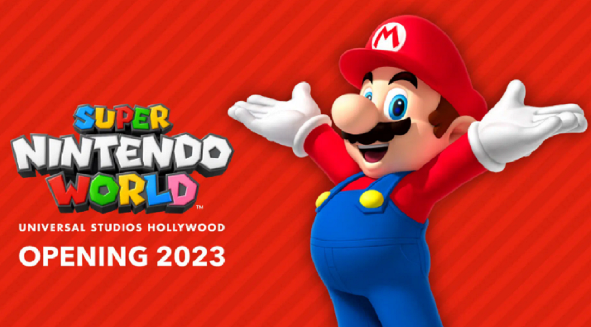 Le nouveau parc d'attractions SuperNintendoWorld ouvrira courant 2023 - Crédit Universal Studios Hollywood